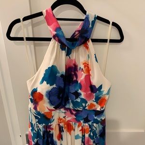 Long Floral Print Summer Dress